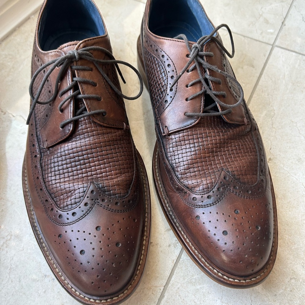 Classic Brown Leather Men's Dress Shoes